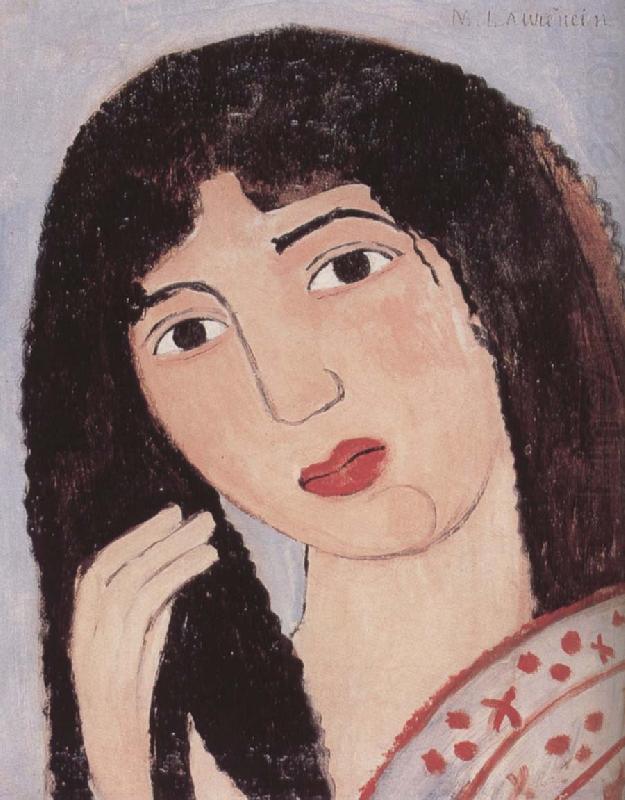 Portrait of younger girl, Marie Laurencin